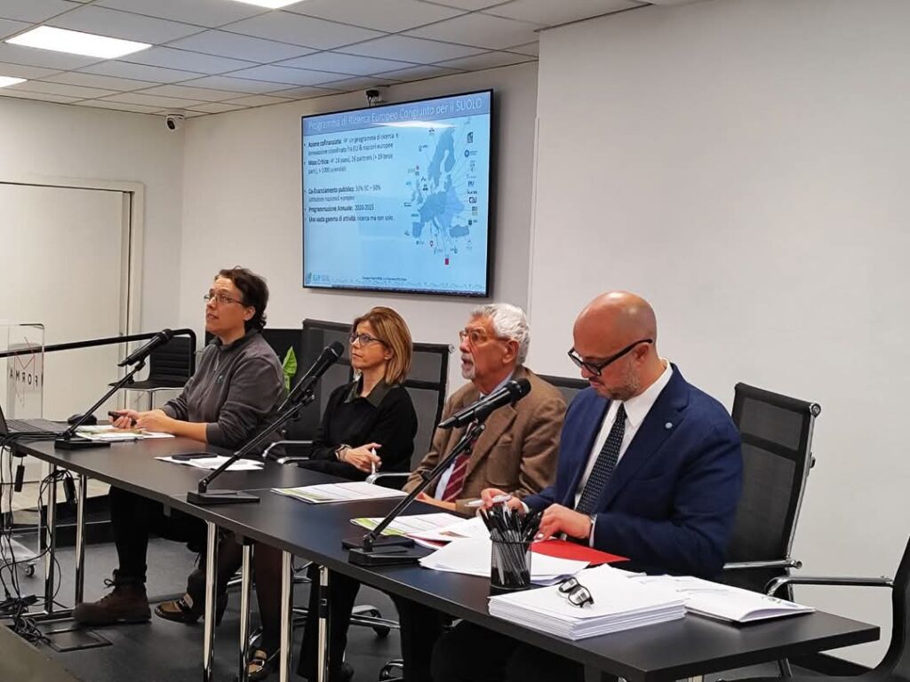 Flavio Pezzoli, Presidente dell'Ordine di Roma, alla presentazione dei risultati del Progettto EJP SOIL